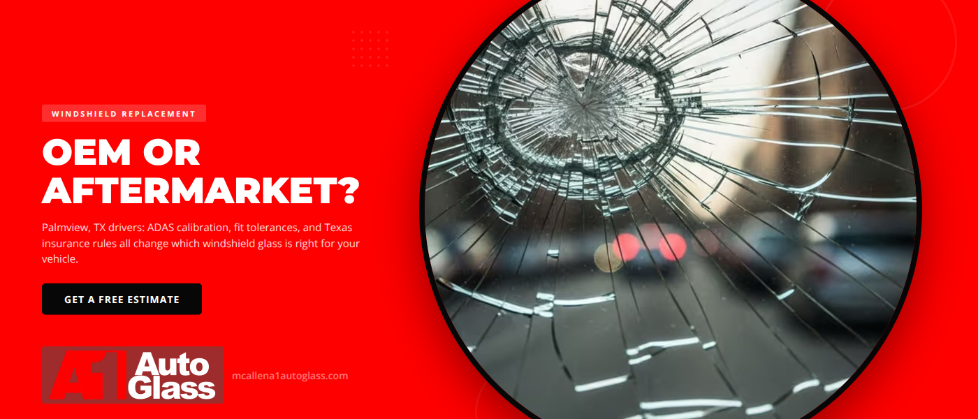 OEM vs. Aftermarket Windshield Glass: What Palmview, TX Drivers Need to Know
